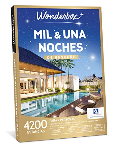 WONDERBOX Caja Regalo - MIL & UNA Noches DE ENSUEÑO - una Estancia con Diferentes Opciones a Elegir Entre 4.200 estancias de ensueño para Dos Personas.